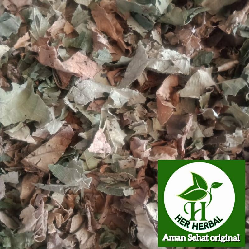 

Teh daun waru kering siap rebus