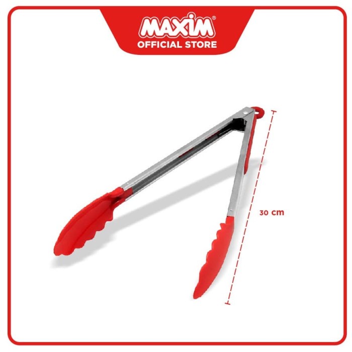 Capitan Maxim Tools Serving Tong Penjepit / Jepitan Jepit Makan Kue Foodtong Tahan Panas