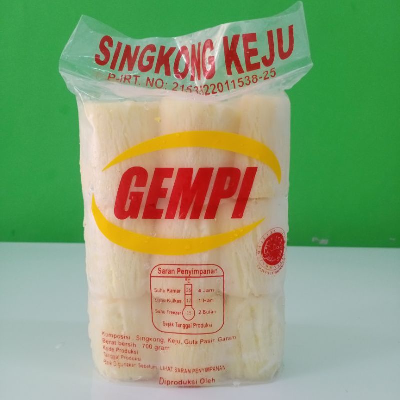 

Singkong Keju Gempi Frozen