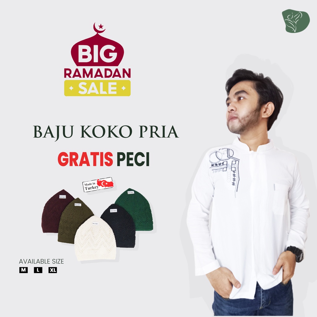 Baju Koko Muslim Remaja Pria Lengan Panjang Adem Motif Terbaru Murah Baju Lebaran Bahan Berkualitas Baju Koko Keren Baju Koko Anak Tirta Tanjung