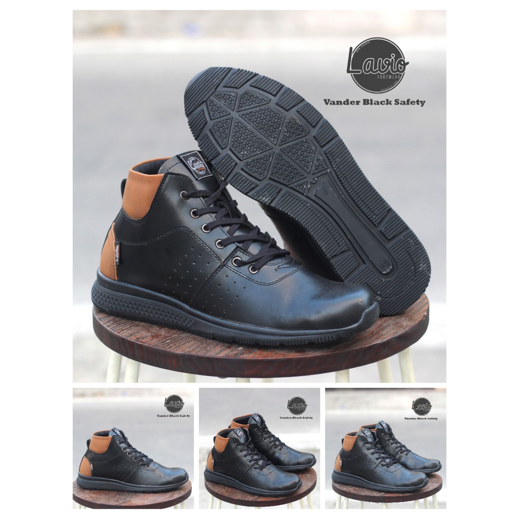 Sepatu Safety Boots Pria Original Lavio Vander