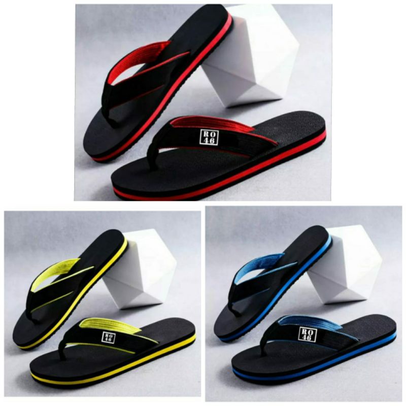 sandal jepit pria distro RO46 /sandal pria kasual/sandal pria original/sandal jepit spon/sandal dist