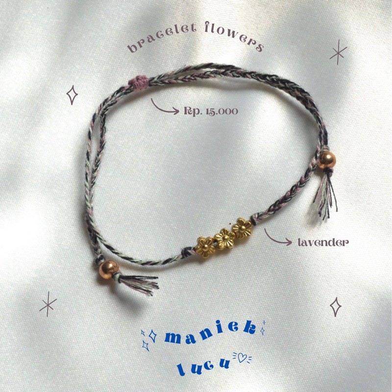 BRACELET FLOWERS / GELANG