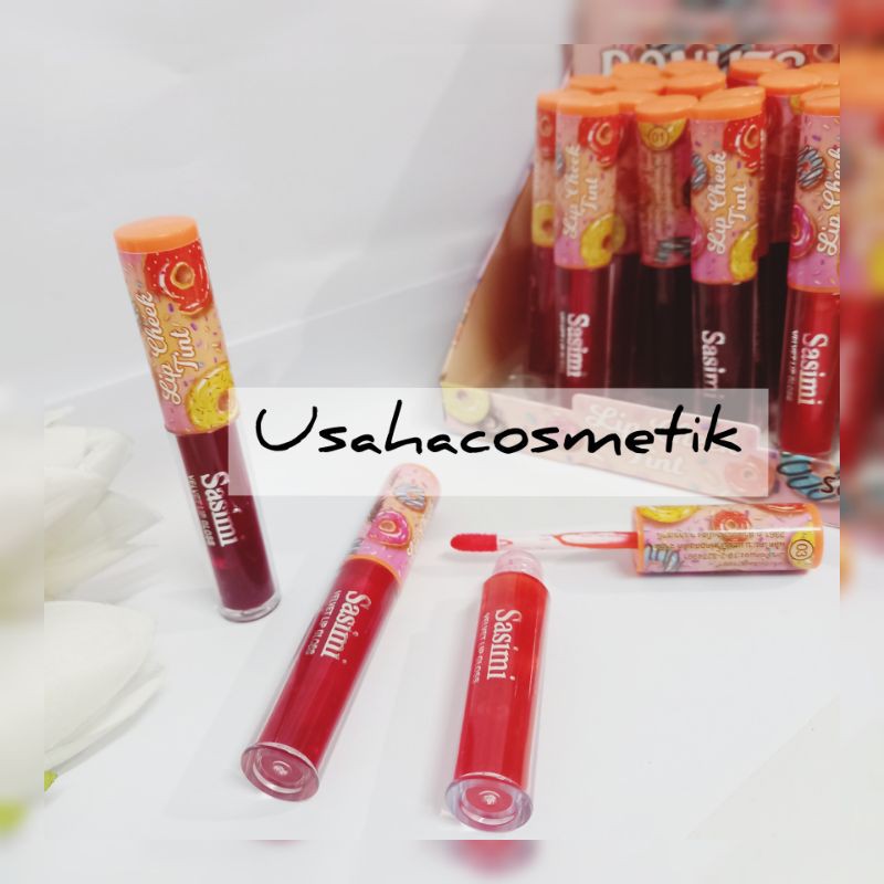 LIP TINT SASIMI DONUT 6PCS  NO.S-1991