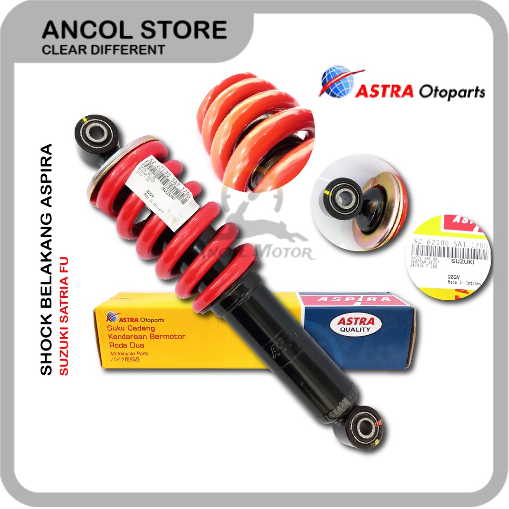 Aspira Shockbreaker FU Satria F150 MonoShock Belakang Motor Suzuki