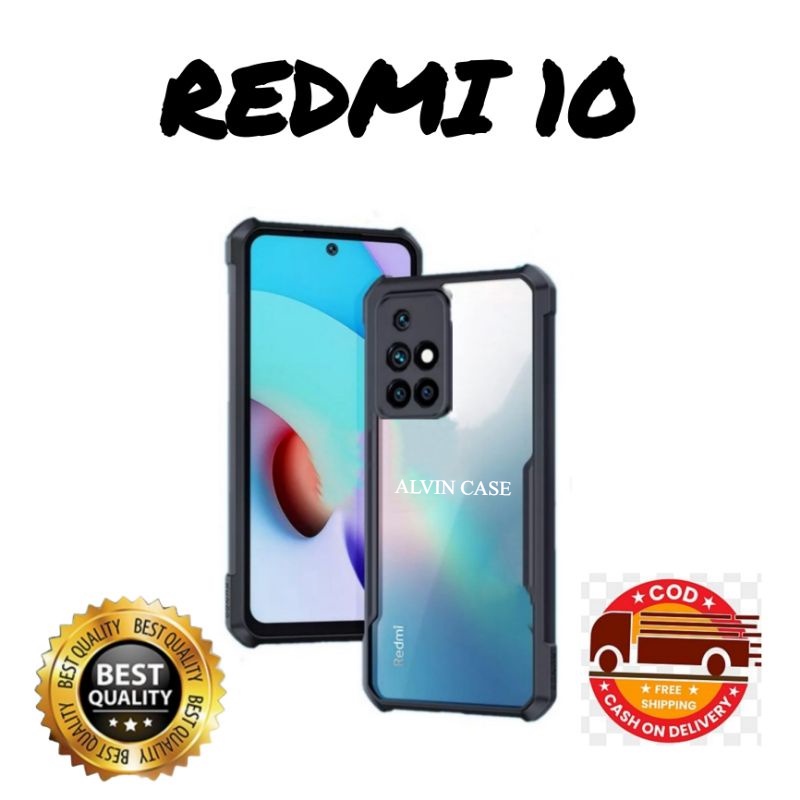 PROMO Case REDMI 10 /REDMI NOTE 10 5G Hard Case Shockproof Tansparan Protect Camera