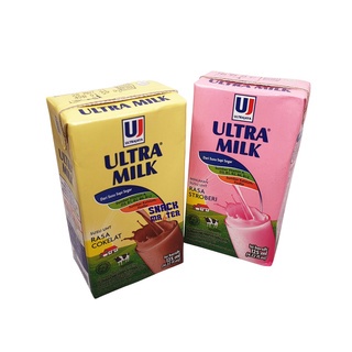 

Susu Ultra 125 ml per DUS Susu UHT Ultramilk Cokelat / Stroberi strowberry isi 40 pc @ 125ml karton