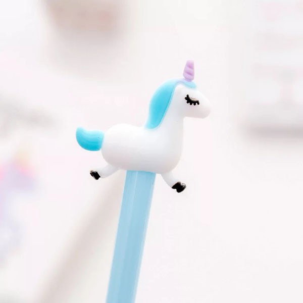 Pena Unicorn Gel Lucu Import / Pulpen Kuda Unicorn Full Body Unik Stationary / TV-36