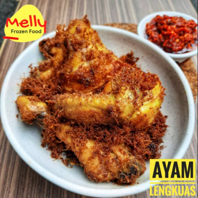 Jual Ayam Goreng Ungkep Bumbu Lengkuas Serundeng Frozen Food Nyonya Melly Indonesia Shopee Indonesia