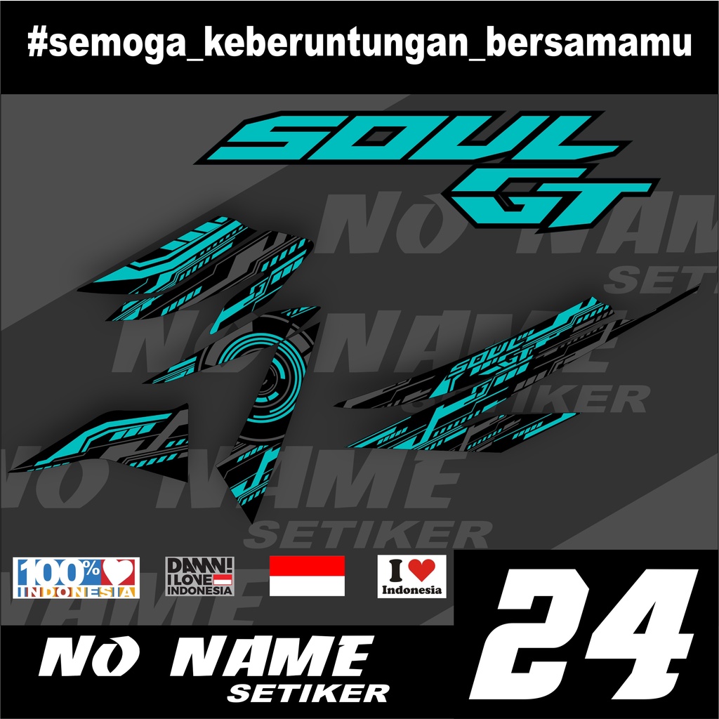 Striping stiker MIO SOUL GT 125 ALL NEW (24) - Sticker Striping Yamaha MIO SOUL GT 125