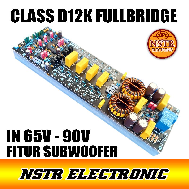 CLASS D 12K FULLBRIDGE + SUBWOOFER TANPA ARUS BIAS EXTERNAL