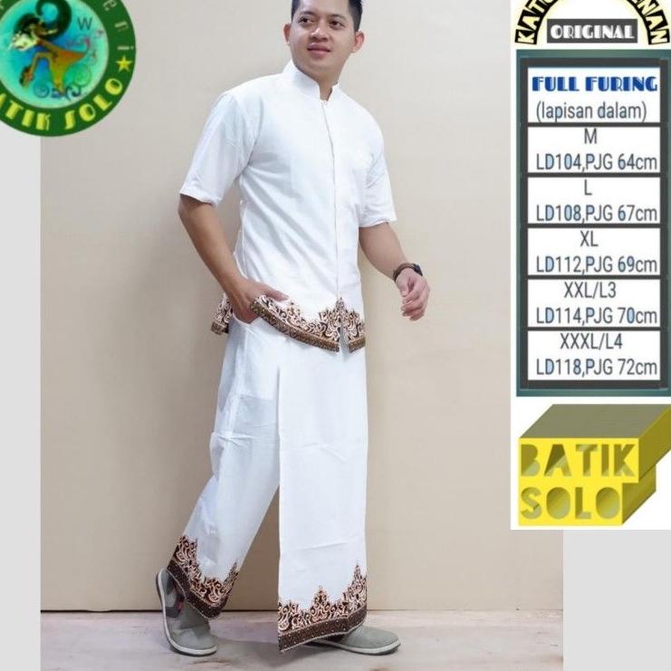 Terbagus.. Setelan Baju Kemeja Pria Lengan Panjang Pendek Sarung Celana Terbaru Atasan Casual Formal