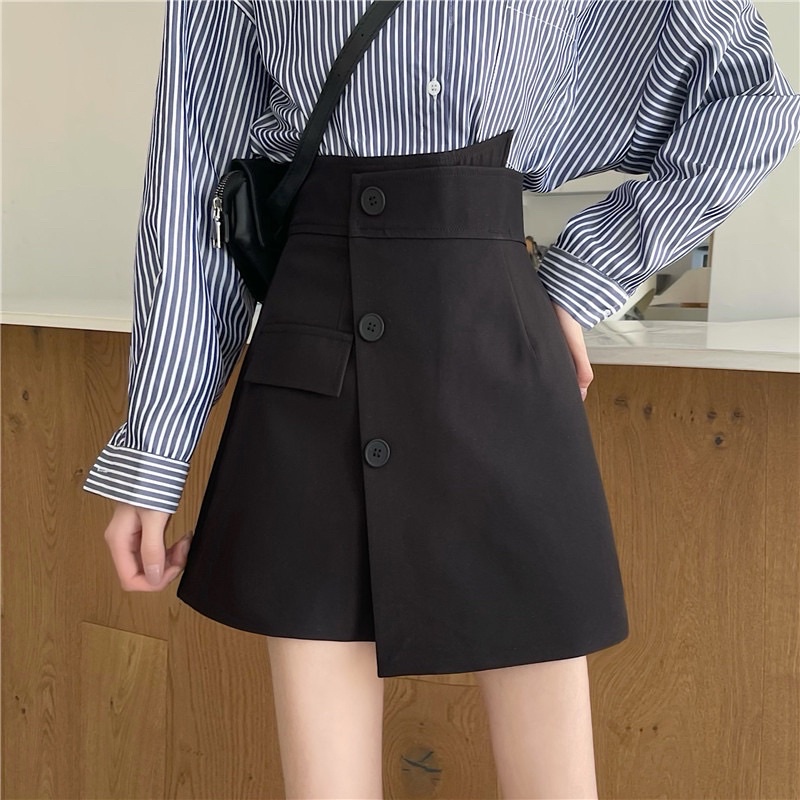 (S-XXL) HIGHWAIST SKORT KOREAN STYLE CELANA ROK