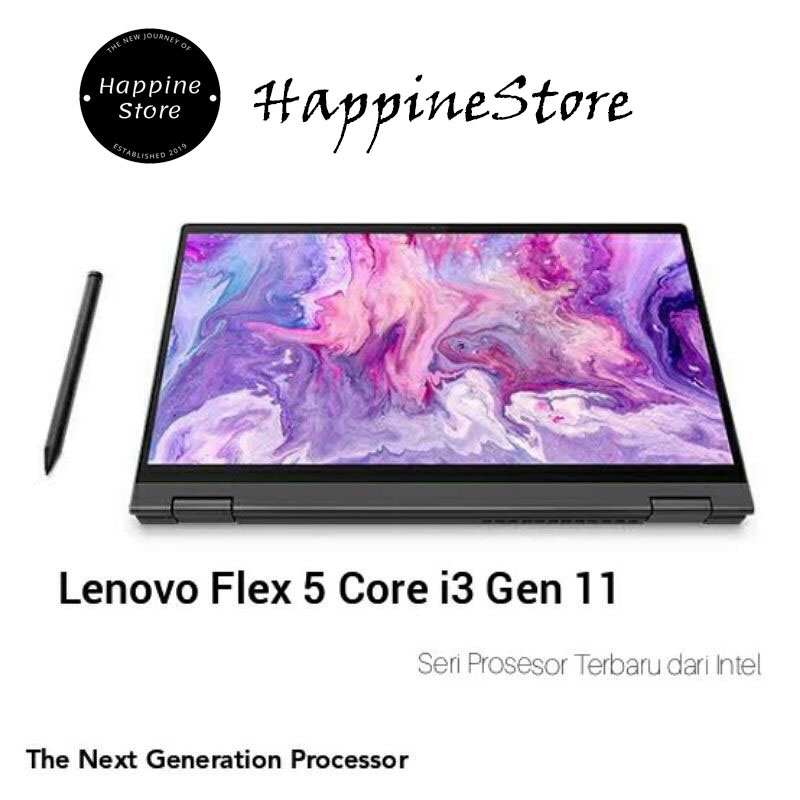 Lenovo Flex 5 i3 GEN 11 RAM 8GB 512GB SSD