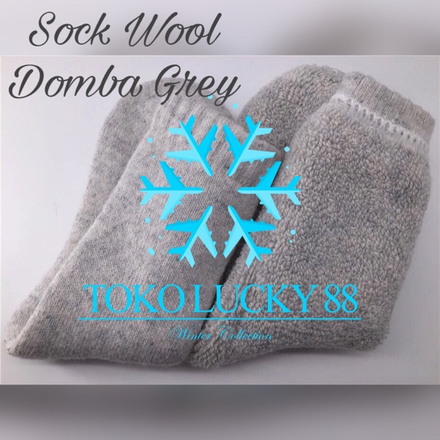 IMPORT MOLLAD Sock Wool Domba Kaos Kaki Rajut Wool Winter Musim Dingin Super Tebal