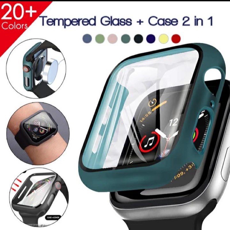 BUMPER HARD CASE iWATCH 2in1 PELINDUNG LAYAR iWatch
