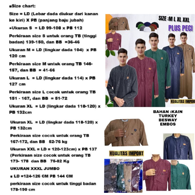 AS-SULTAN/JUBAH PRIA DEWASA EMBOS ORIGINAL PREMIUM/GAMIS LAKI LAKI/BAJU KOKO EMBOS ORIGIANL-2