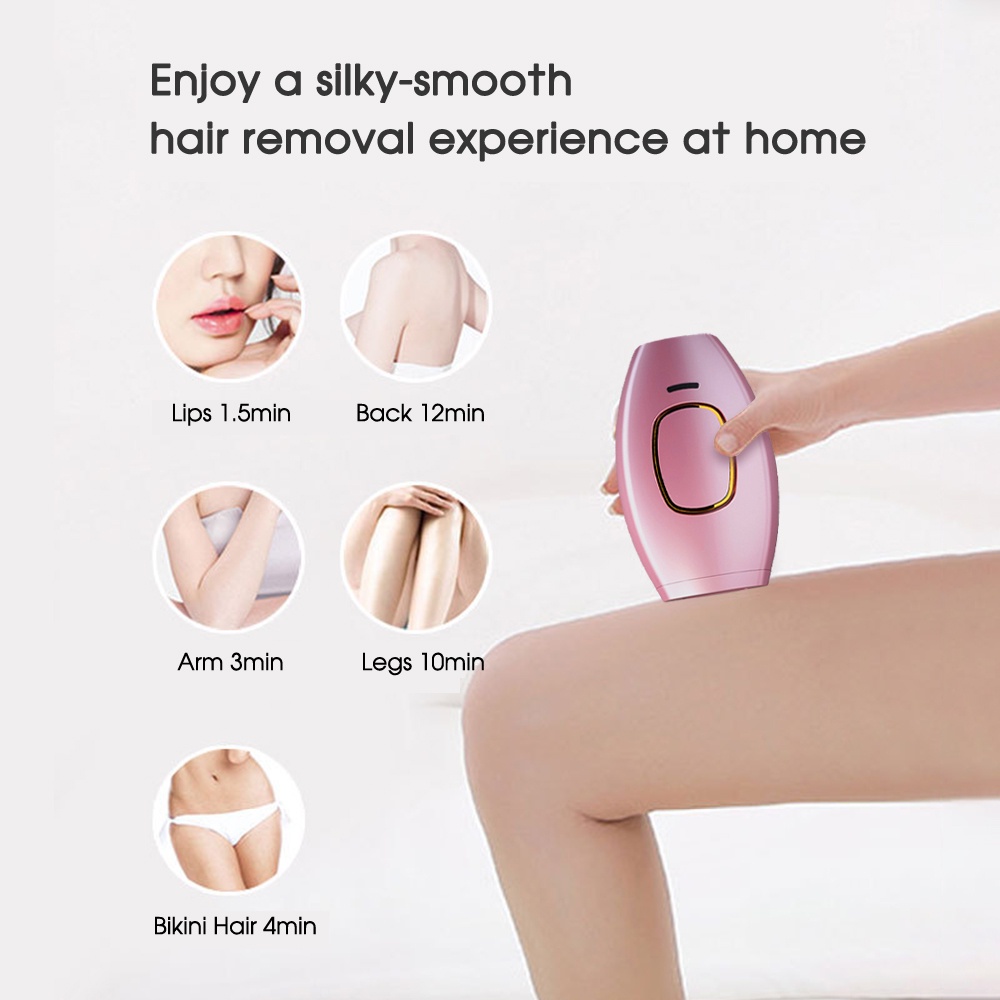 IPL Alat Penghilang Bulu Permanen IPL Hair Removal Tanpa Sakit 999.999 Flash