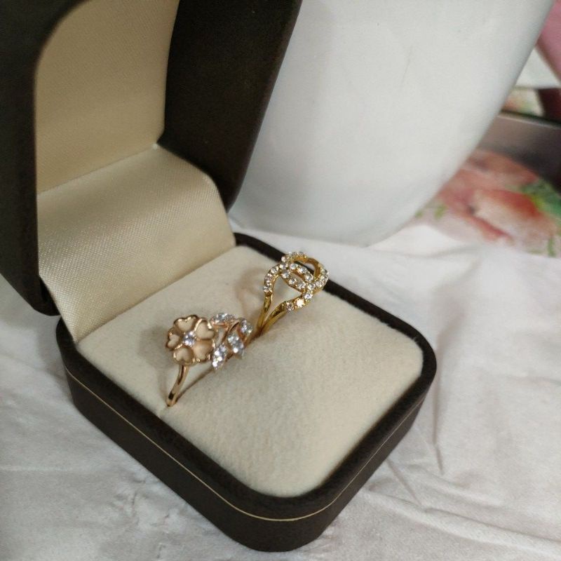 cincin model channel ,dan model cor daun