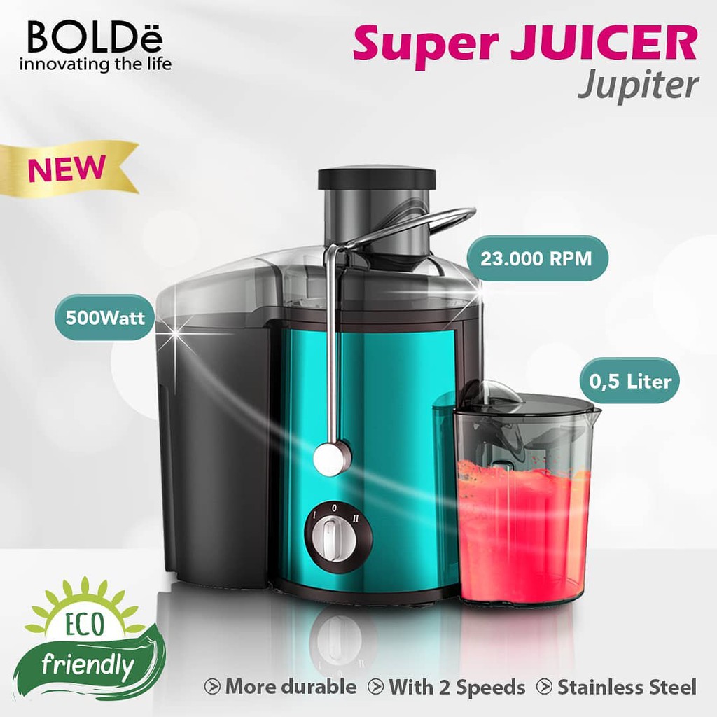 Bolde Super Juicer Jupiter Kapasitas  500 ML BPA Free