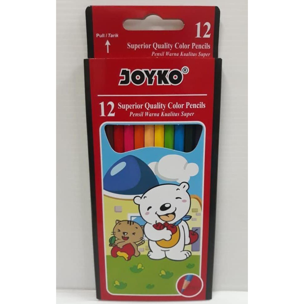 

Termurah Joyko Pensil Warna 12 Color Cp-12Pb Offic