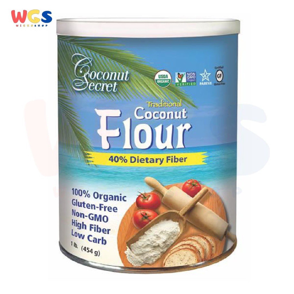 Coconut Secret Traditional Coconut Flour 40 Percent Dietary Fiber 454g