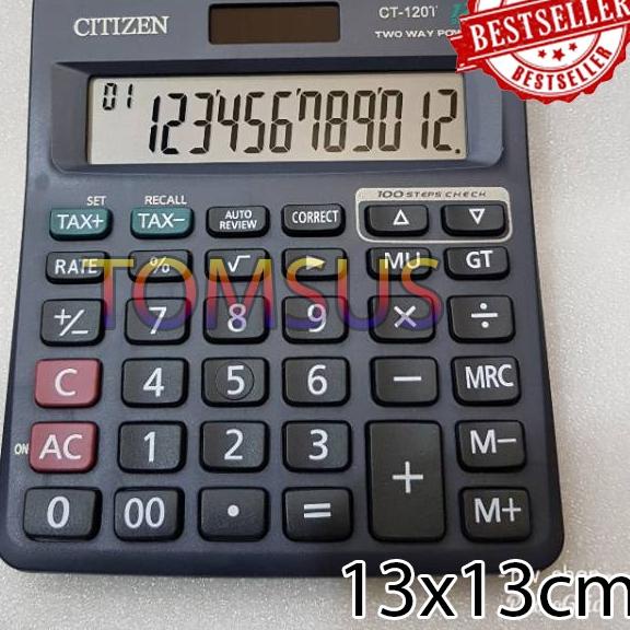 

[PROMO SAZ74] Kalkulator 120T 12 Digit - Kalkulator Check / Kakulator Dagang Besar / Calculator MURAH Terbaru