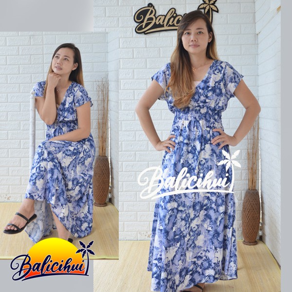 Balicihui Dress Moza Lengan Dress Busui Dress Menyusui Dress Bali Dress Kasual Elegan Nyaman Dipakai