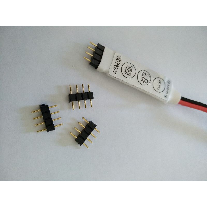 Mini Controller Modul LED RGB Strobo Lampu Kedip Lampu Layangan Lampu Variasi Motor Mobil 12v 24v