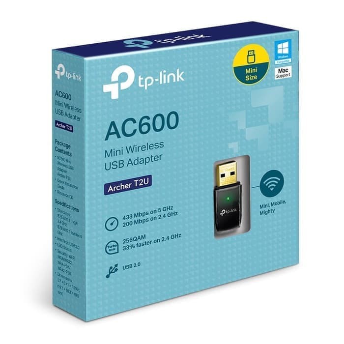 Tp-link Archer T2U Plus AC600 High Gain Wireless Dual Band USB Adapter