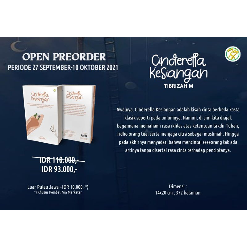 Novel Cinderella Kesiangan