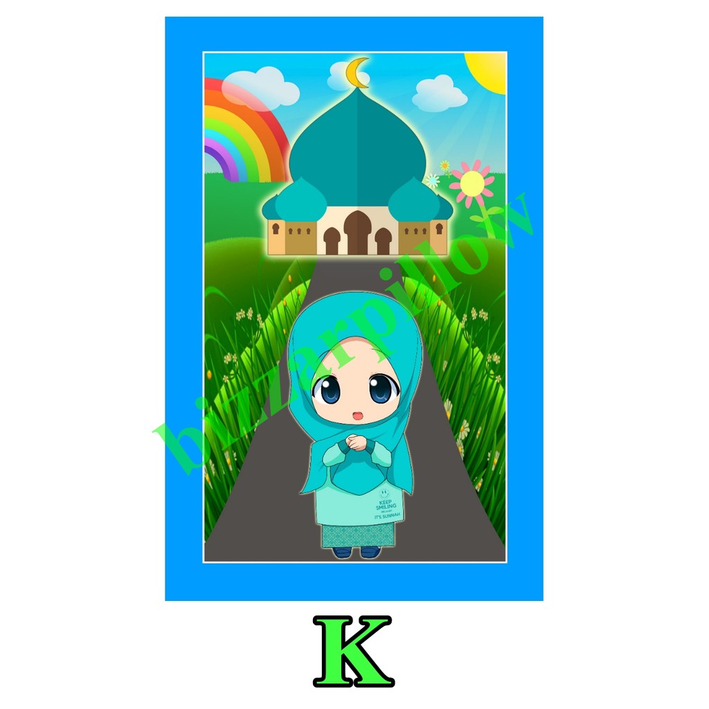 Sajadah Anak Lipat Printing Custom-K