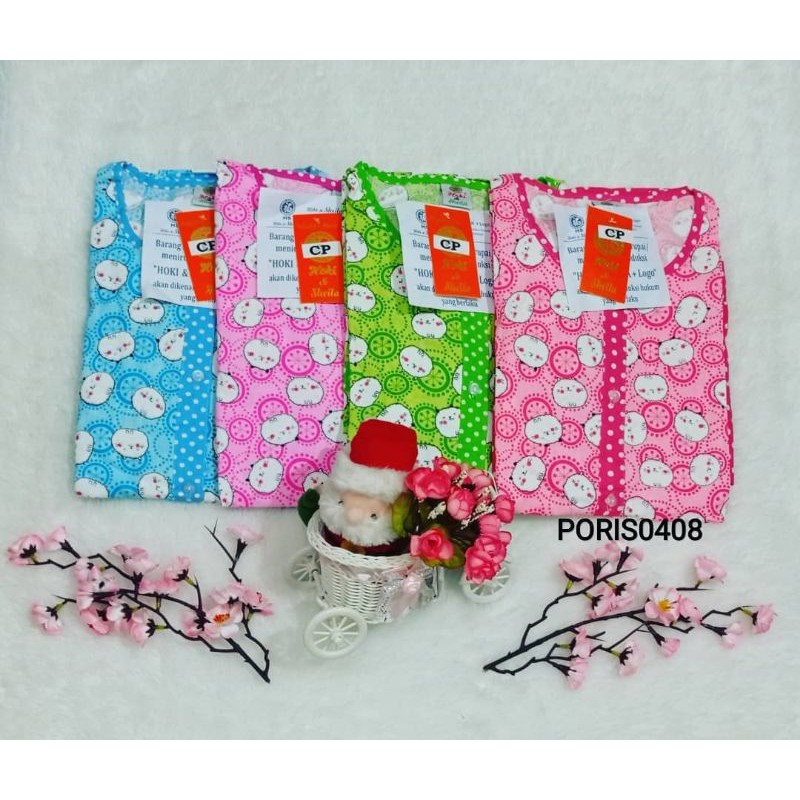 HOKI &amp; SHEILA Baju Tidur CP Katun Wanita (polkadot)