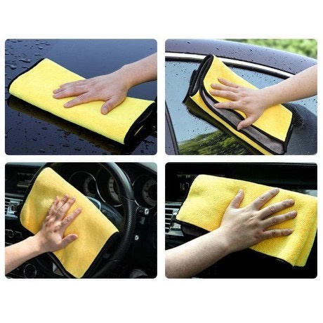 Lap Microfiber Mobil Tebal Lembut 2 Warna Anti Lecet 30x30 Premium - LPM Shop