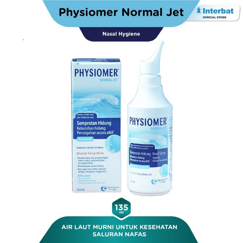 Physiomer Normal Jet / Hygiene Decongestant Nasal Spray / Semprot Hidung