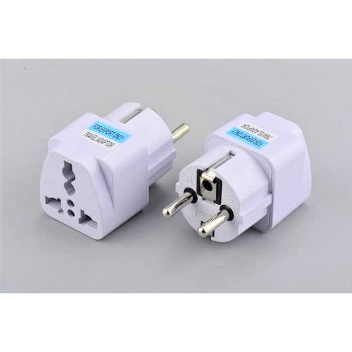 Over Steker Kaki 3 Travel Adaptor Colokan