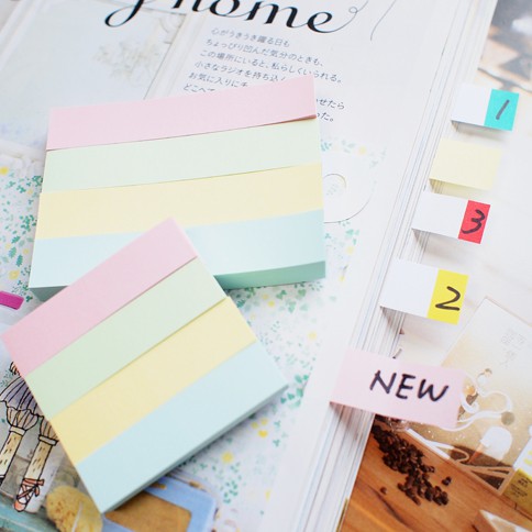 

Stick'n Paper Index (50x12 mm) 21612 Pastel Sticky note Memo Pocket