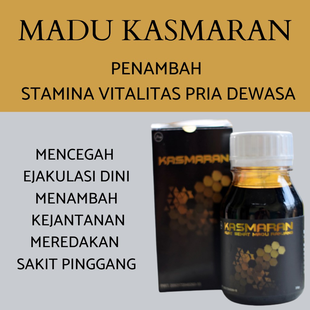 Obat Kuat Sex Pria Tahan Lama & Bpom Atasi Ejakulasi Dini/Penambah Stamina - Madu Kasmaran
