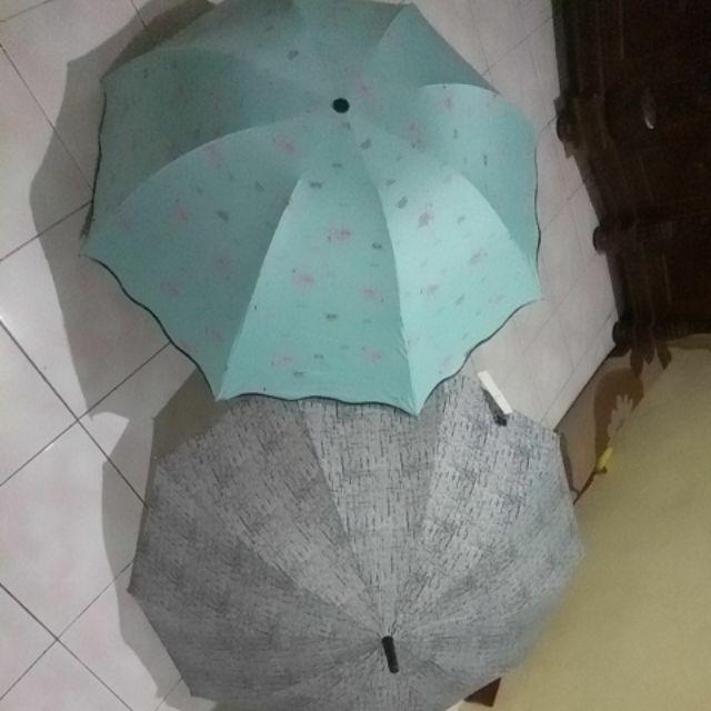 Tabasa Payung Lipat Flamingo Bunga