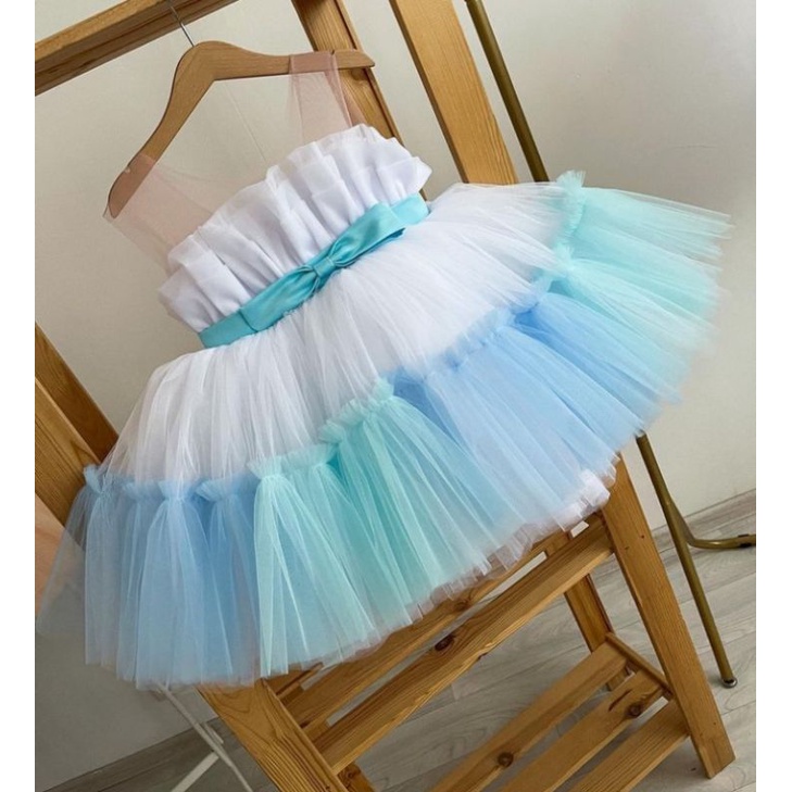 DRESS PESTA ULANG TAHUN BAYI PEREMPUAN TUTU DRESS PESTA ANAK GAUN PESTA ANAK PEREMPUAN GAUN PESTA UL