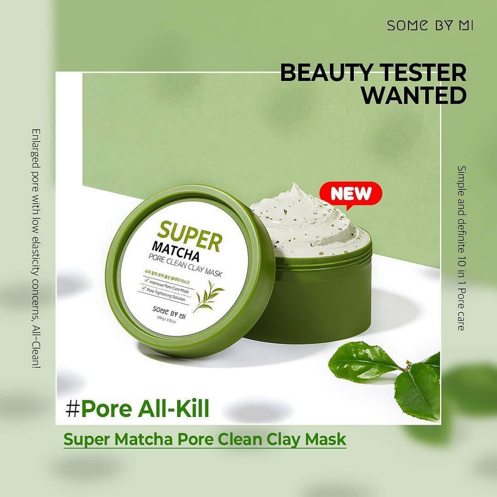 Some By Mi Super Matcha Pore Clean Clay Mask 100gr