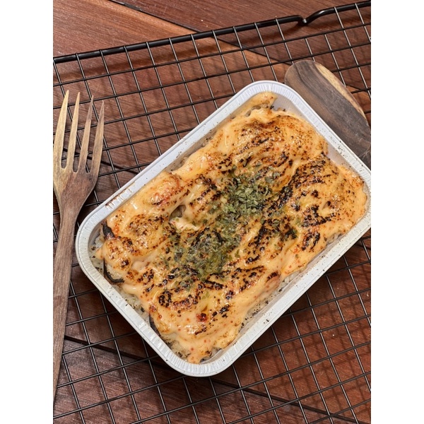 

salmon kani mentai