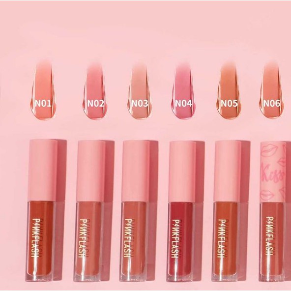 ❤ MEMEY ❤ PINKFLASH Lasting Matte Lip Cream | Melting Pink Flash | BPOM PF-L01