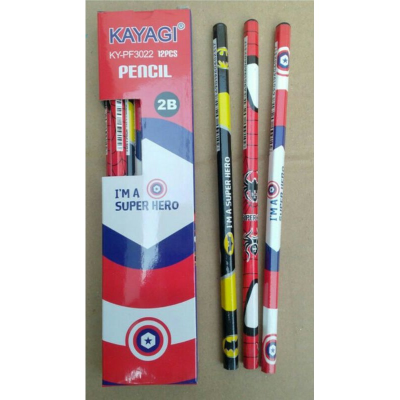 

PENSIL KARAKTER 2B KAYAGI I,M A SUPERHERO
