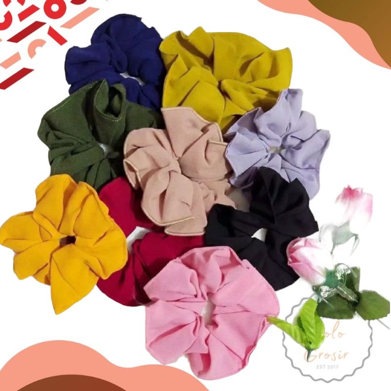 KUNCIR RAMBUT SCRUNCHIE / IKAT CEPOL HIJAB