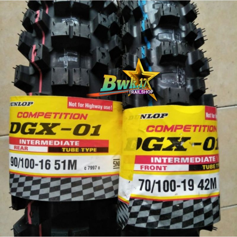 BAN DGX 01 16 19 PAKETAN DEPAN BELAKANG BAN KLX DLL