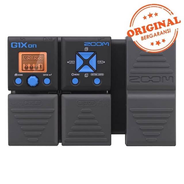 ZOOM G1Xon / G1X ON GUITAR MULTI EFFECTS PEDAL ORIGINAL GARANSI RESMI