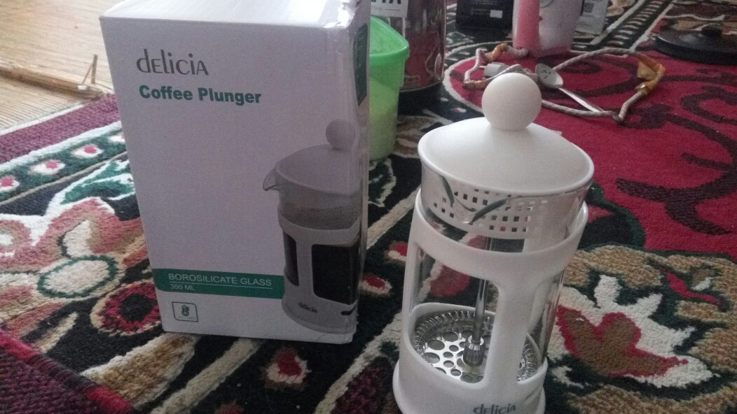 Delicia Pembuat Kopi Dan Teh French Press 350 Ml