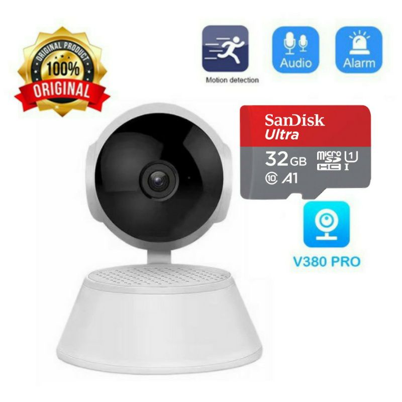 original wifi camera v380 Q6s cctv wifi v380 Q6s smartnet Q6s v380 + micro sd 32 gb