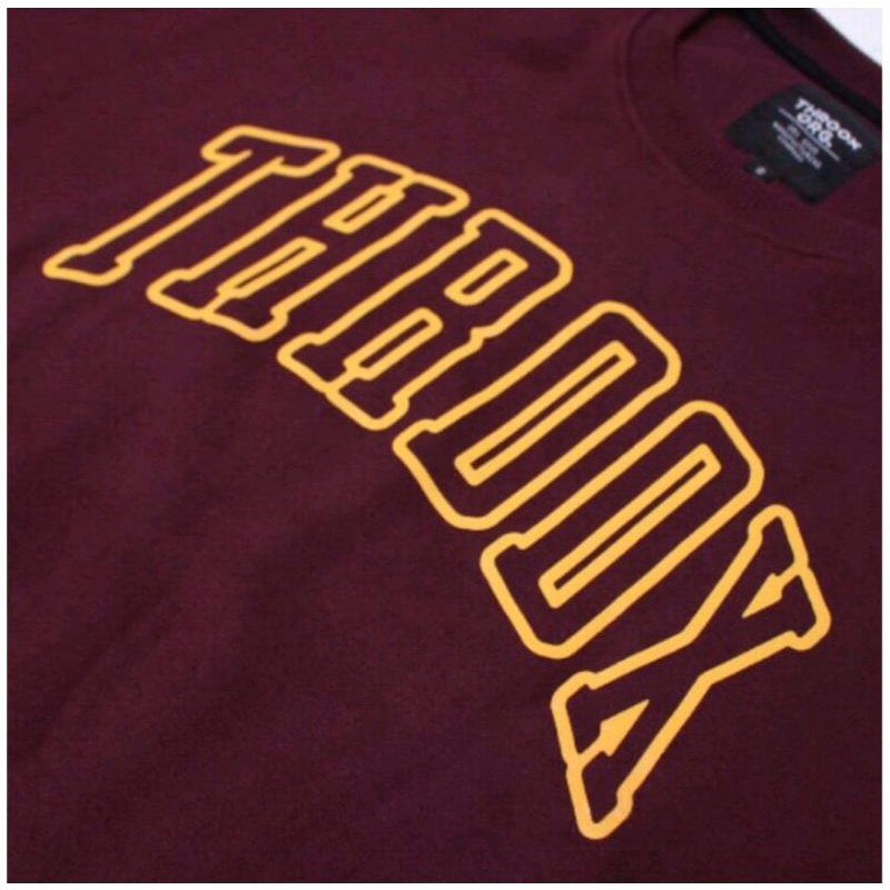 THROOX SWEATER CREWNECK CROWN MAROON NEAVY